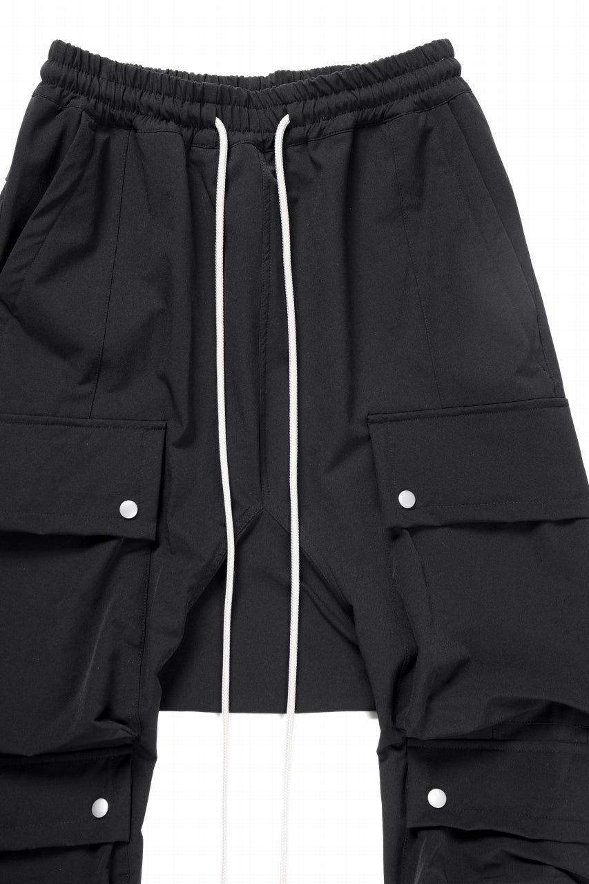 画像をギャラリービューアに読み込む, A.F ARTEFACT MILITARY SARROUEL PANTS / TECH-SMOOTH (BLACK)