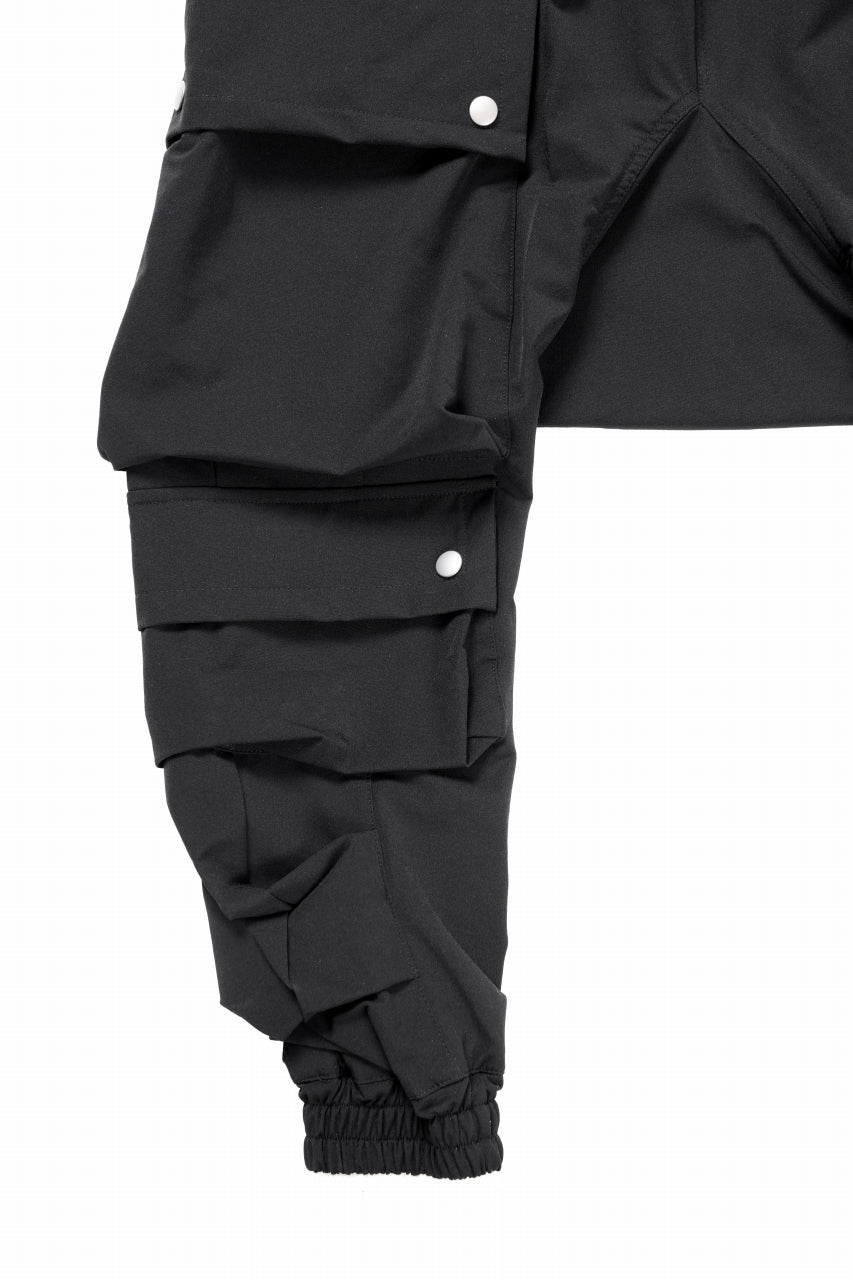 画像をギャラリービューアに読み込む, A.F ARTEFACT MILITARY SARROUEL PANTS / TECH-SMOOTH (BLACK)