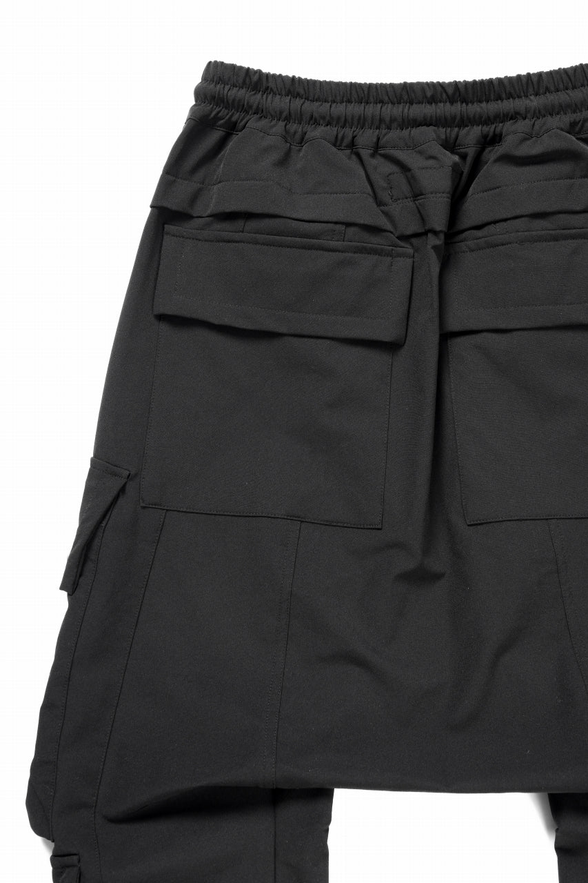 画像をギャラリービューアに読み込む, A.F ARTEFACT MILITARY SARROUEL PANTS / TECH-SMOOTH (BLACK)