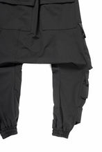 画像をギャラリービューアに読み込む, A.F ARTEFACT MILITARY SARROUEL PANTS / TECH-SMOOTH (BLACK)