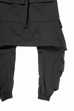 画像をギャラリービューアに読み込む, A.F ARTEFACT MILITARY SARROUEL PANTS / TECH-SMOOTH (BLACK)