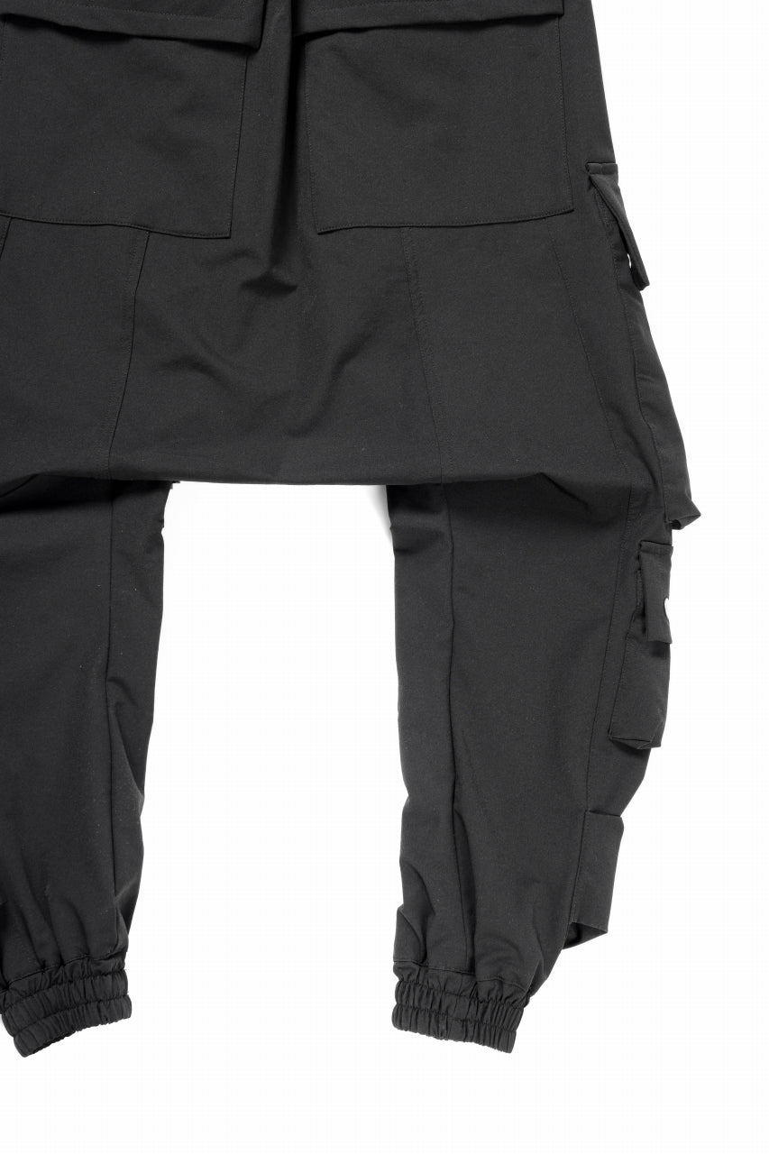 画像をギャラリービューアに読み込む, A.F ARTEFACT MILITARY SARROUEL PANTS / TECH-SMOOTH (BLACK)