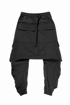 画像をギャラリービューアに読み込む, A.F ARTEFACT MILITARY SARROUEL PANTS / TECH-SMOOTH (BLACK)