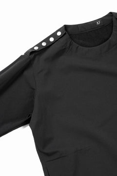 画像をギャラリービューアに読み込む, A.F ARTEFACT SNAP PULLOVER / TECH-SMOOTH (BLACK)
