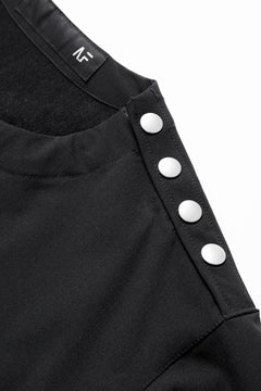 画像をギャラリービューアに読み込む, A.F ARTEFACT SNAP PULLOVER / TECH-SMOOTH (BLACK)