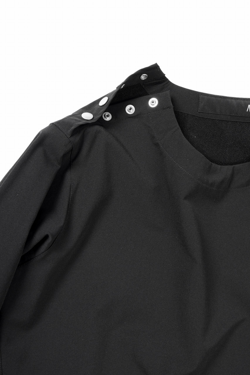 画像をギャラリービューアに読み込む, A.F ARTEFACT SNAP PULLOVER / TECH-SMOOTH (BLACK)