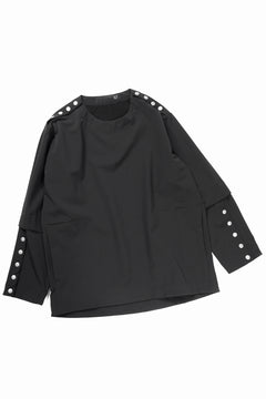 画像をギャラリービューアに読み込む, A.F ARTEFACT SNAP PULLOVER / TECH-SMOOTH (BLACK)