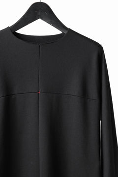 Load image into Gallery viewer, m.a+ written one piece long sleeve tops / T211D/JCKM (BLACK)