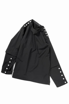 画像をギャラリービューアに読み込む, A.F ARTEFACT SNAP PULLOVER / TECH-SMOOTH (BLACK)