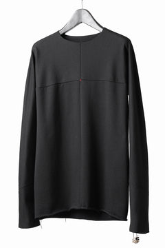 Load image into Gallery viewer, m.a+ written one piece long sleeve tops / T211D/JCKM (BLACK)