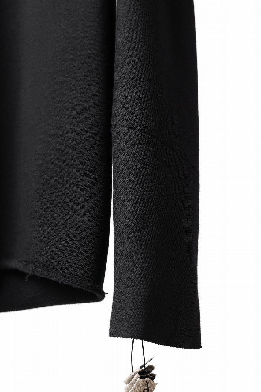 Load image into Gallery viewer, m.a+ written one piece long sleeve tops / T211D/JCKM (BLACK)