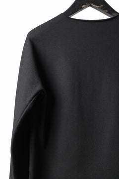 Load image into Gallery viewer, m.a+ written one piece long sleeve tops / T211D/JCKM (BLACK)