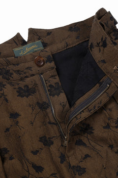 画像をギャラリービューアに読み込む, Aleksandr Manamis exclusive BUTTON LEG LOOSE PANT (BLACK / BROWN)