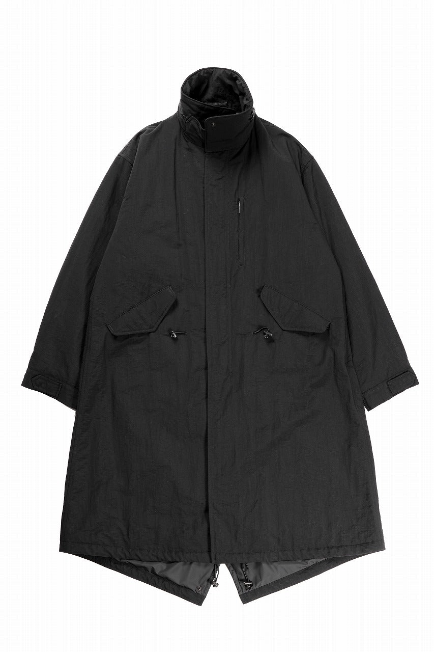 画像をギャラリービューアに読み込む, Y's for men MODS COAT / NYLON TASLAN with THINSULATE (BLACK)