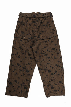 画像をギャラリービューアに読み込む, Aleksandr Manamis exclusive BUTTON LEG LOOSE PANT (BLACK / BROWN)