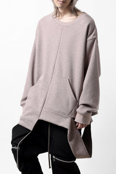 画像をギャラリービューアに読み込む, A.F ARTEFACT BOMBERHEAT® ASYMMETRY LOOP HEM TOPS (BROWN)