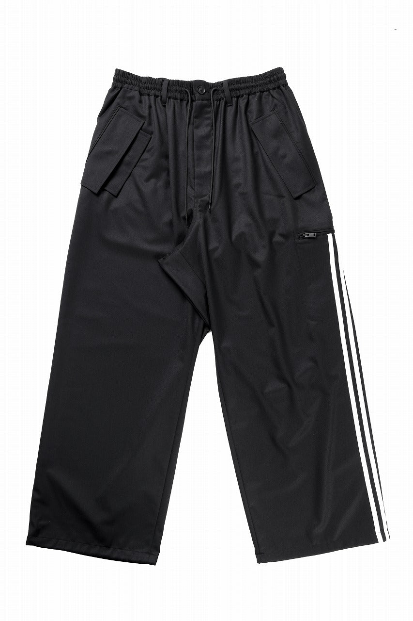 画像をギャラリービューアに読み込む, Y-3 Yohji Yamamoto REFINED WOOL STRAIGHT PANTS (BLACK)