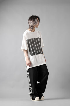 画像をギャラリービューアに読み込む, Y-3 Yohji Yamamoto THREE STRIPES TRACK PANTS (BLACK x OFF WHITE)