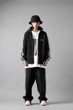 画像をギャラリービューアに読み込む, Y-3 Yohji Yamamoto THREE STRIPES TRACK JACKET (BLACK x OFF WHITE)
