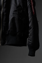 Load image into Gallery viewer, MASTERMIND WORLD x ALPHA INDUSTRIES RIVERSIBLE MA-1 JACKET (BLACK)