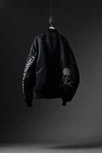 Load image into Gallery viewer, MASTERMIND WORLD x ALPHA INDUSTRIES RIVERSIBLE MA-1 JACKET (BLACK)