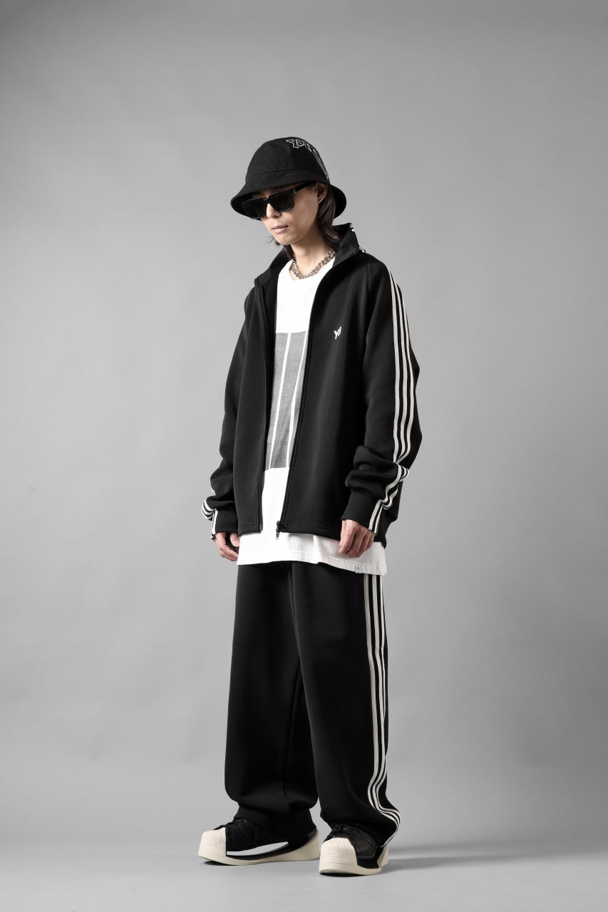 画像をギャラリービューアに読み込む, Y-3 Yohji Yamamoto THREE STRIPES TRACK JACKET (BLACK x OFF WHITE)