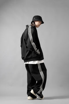 画像をギャラリービューアに読み込む, Y-3 Yohji Yamamoto THREE STRIPES TRACK PANTS (BLACK x OFF WHITE)