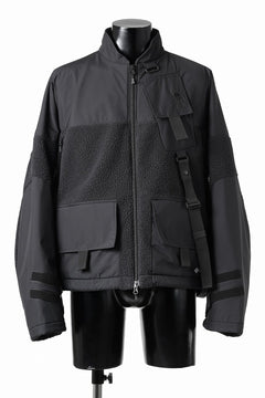 画像をギャラリービューアに読み込む, D-VEC x ALMOSTBLACK POLARTEC COAST GUARD.ZIP BLOUSON / WINDSTOPPER BY GORE-TEX LABS 3L (BLACK)