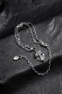 画像をギャラリービューアに読み込む, 【最短出荷可能】Loud Style Design - GET IN THE RING - DARK LUSTER - "LGN-003" SILVER NECKLACE