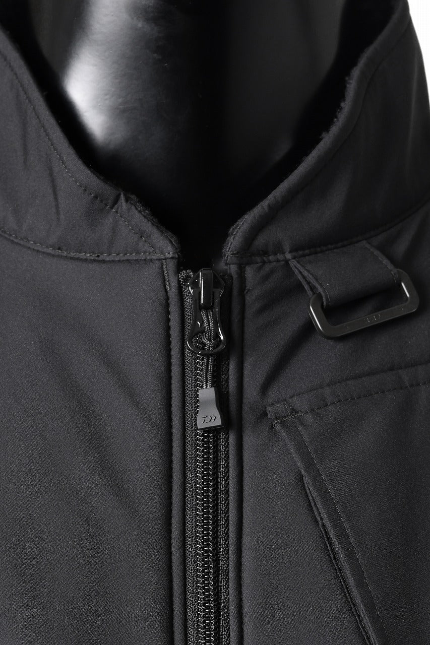 画像をギャラリービューアに読み込む, D-VEC x ALMOSTBLACK POLARTEC COAST GUARD.ZIP BLOUSON / WINDSTOPPER BY GORE-TEX LABS 3L (BLACK)