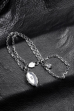 画像をギャラリービューアに読み込む, 【最短出荷可能】Loud Style Design - GET IN THE RING - DARK LUSTER - "LGN-003" SILVER NECKLACE