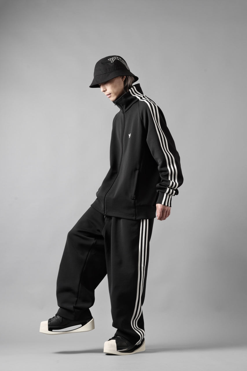 画像をギャラリービューアに読み込む, Y-3 Yohji Yamamoto THREE STRIPES TRACK JACKET (BLACK x OFF WHITE)