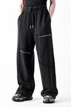 Load image into Gallery viewer, Feng Chen Wang PANELLED STRAIGHT SWEATPANTS (BLACK)