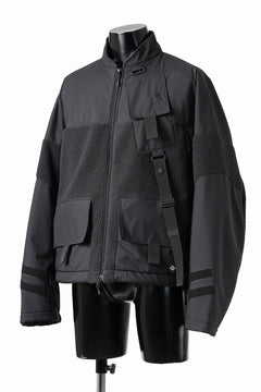 画像をギャラリービューアに読み込む, D-VEC x ALMOSTBLACK POLARTEC COAST GUARD.ZIP BLOUSON / WINDSTOPPER BY GORE-TEX LABS 3L (BLACK)