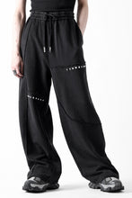 Load image into Gallery viewer, Feng Chen Wang PANELLED STRAIGHT SWEATPANTS (BLACK)