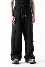 Load image into Gallery viewer, Feng Chen Wang PANELLED STRAIGHT SWEATPANTS (BLACK)