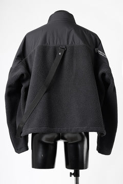 画像をギャラリービューアに読み込む, D-VEC x ALMOSTBLACK POLARTEC COAST GUARD.ZIP BLOUSON / WINDSTOPPER BY GORE-TEX LABS 3L (BLACK)