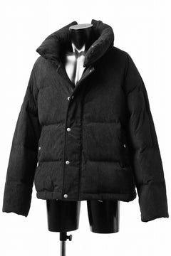 画像をギャラリービューアに読み込む, A.F ARTEFACT HIGH NECK DOWN JACKET / CORDUROY (BLACK)