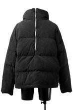 画像をギャラリービューアに読み込む, A.F ARTEFACT HIGH NECK DOWN JACKET / CORDUROY (BLACK)