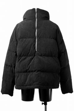 画像をギャラリービューアに読み込む, A.F ARTEFACT HIGH NECK DOWN JACKET / CORDUROY (BLACK)