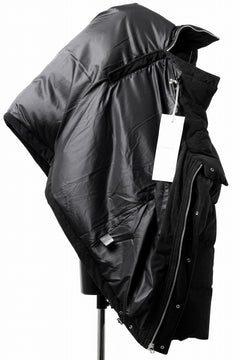 画像をギャラリービューアに読み込む, A.F ARTEFACT HIGH NECK DOWN JACKET / CORDUROY (BLACK)