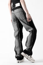 Load image into Gallery viewer, Feng Chen Wang RAW EDGE PATCHWORK TROUSERS (BLACK)