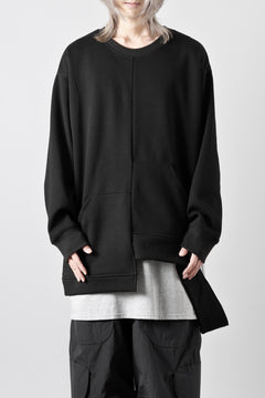 画像をギャラリービューアに読み込む, A.F ARTEFACT BOMBERHEAT® ASYMMETRY LOOP HEM TOPS (BLACK)
