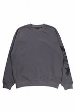 画像をギャラリービューアに読み込む, Y-3 Yohji Yamamoto GRAPHIC CREW SWEAT (GREY)
