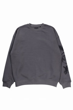 画像をギャラリービューアに読み込む, Y-3 Yohji Yamamoto GRAPHIC CREW SWEAT (GREY)
