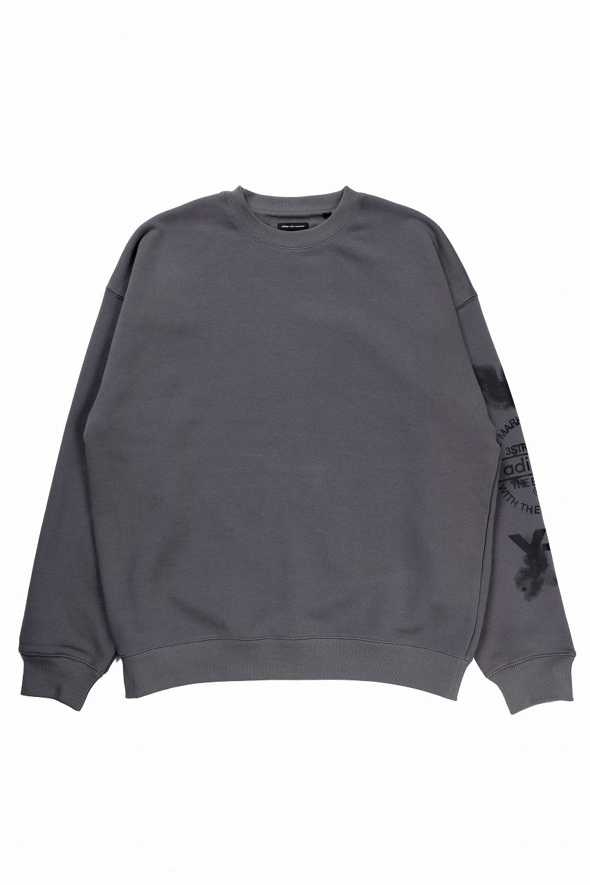 画像をギャラリービューアに読み込む, Y-3 Yohji Yamamoto GRAPHIC CREW SWEAT (GREY)