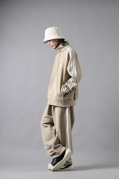 画像をギャラリービューアに読み込む, Y-3 Yohji Yamamoto THREE STRIPES TRACK PANTS (KHAKI x OFF WHITE)