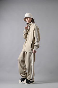 画像をギャラリービューアに読み込む, Y-3 Yohji Yamamoto THREE STRIPES TRACK JACKET (KHAKI x OFF WHITE)