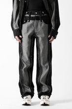 Load image into Gallery viewer, Feng Chen Wang RAW EDGE PATCHWORK TROUSERS (BLACK)