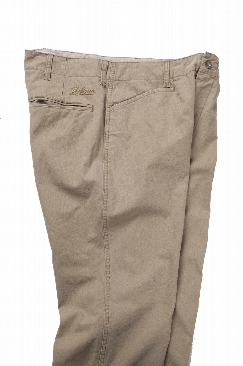 画像をギャラリービューアに読み込む, LASTMAN OX L-POCKET PANTS (BEIGE)